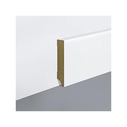 Plinta alba cubica din MDF, 80x18 mm, 2, 4 m lungime