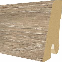 Plinta MDF Egger 60x17 mm, 2,4 m, culoare Stejar Trilogy capucino