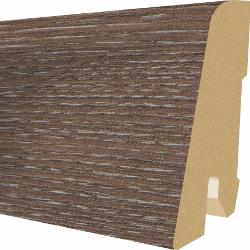 Plinta MDF Egger 60x17 mm, 2,4 m, culoare Stejar Amiens inchis