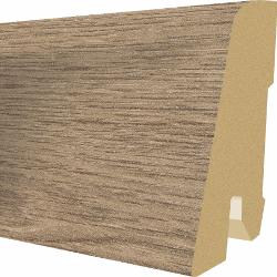 Plinta MDF Egger 60x17 mm, 2,4 m, culoare Stejar Ammersee gri