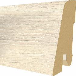 Plinta MDF Egger 60x17 mm, 2,4 m, culoare Stejar Olchon Alb