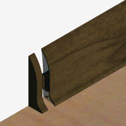 PBS605.162-S4 - Set 4 bucati piese inchidere stanga culoare wenge inchis plinta PBC605