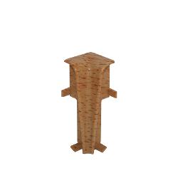 Set 2 buc. colt interior pentru plinta MDF, culoare fag natur
