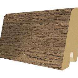 Plinta MDF Egger 60x17 mm, 2, 4 m, culoare Stejar Afumat cu crapaturi