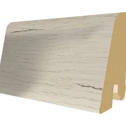 Plinta MDF Egger 60x17 mm, 2, 4 m, culoare Stejar Nisip cu crapaturi