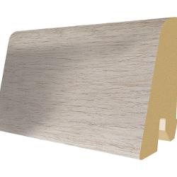 Plinta MDF Egger 60x17 mm, 2, 4 m, culoare Stejar Rustic alb