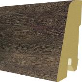 Plinta MDF Egger 60x17 mm, 2,4 m, culoare Stejar Corton Negru