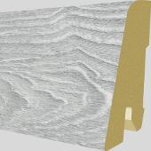 Plinta MDF Egger 60x17 mm, 2,4 m, culoare Stejar Raydon Alb