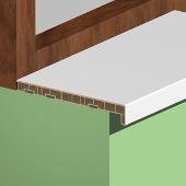 GLI253 - Glaf interior din PVC termorezistent, 250 mm GLI253 - Glaf interior din PVC termorezistent, 250 mm