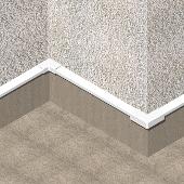 PMP555 - Plinta pentru mocheta din PVC, 55x7mm, 2,5m lungime