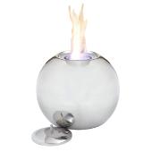 Flacara decorativa - Glob inox lucios Flacara decorativa - Glob inox lucios