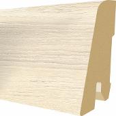 Plinta MDF Egger 60x17 mm, 2,4 m, culoare Stejar Olchon Alb