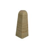 Set 2 buc. colt exterior pentru plinta MDF, culoare stejar crem