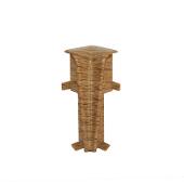 Set 2 buc. colt interior pentru plinta MDF, culoare stejar natur