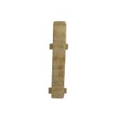 Set 2 buc. conectori pentru plinta MDF, culoare stejar crem Set 2 buc. conectori pentru plinta MDF, culoare stejar crem