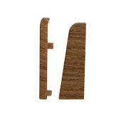 Set 2 buc. capac stanga / dreapta pentru plinta MDF, culoare stejar miere Set 2 buc. capac stanga / dreapta pentru plinta MDF, culoare stejar miere