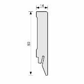 L583 - Plinta MDF Egger cubica 80x14 mm, 2,4 m, pentru parchet EL2063