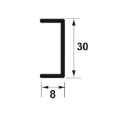 Profil U decorativ din inox Profil U decorativ din inox