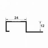 Protectie din inox pentru trepte ceramice