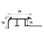 AIC107 - Protectie treapta cu canal din eloxALUM20