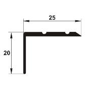 CTS257 - Protectie treapta, din aluminiu sublicromat, 25X20 mm