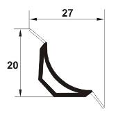 EPC275 - Etansator concav pentru cada din PVC