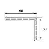 GEI10 - Glaf interior, economic, din PVC 90 mm