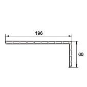 GEI20 - Glaf interior, economic, din PVC 196 mm