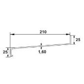 GLA213 - Glaf  pentru exterior din aluminiu extrudat 210 mm