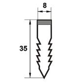 MSR350 - Profil de dilatatie pana din PVC Coextrudat, 35 mm