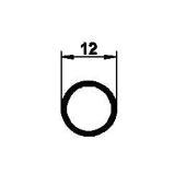 TRG12 - Teava rotunda goala din aluminiu, 12X1,0 mm