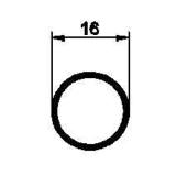 TRG16 - Teava rotunda goala din aluminiu, 16X1,0 mm