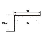 ATI307 - Protectie treapta cu canal din eloxalum20, 30x20 mm