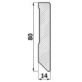 Plinta MDF Egger dreapta 80x14 mm, 2, 4 m, alba - L201_8